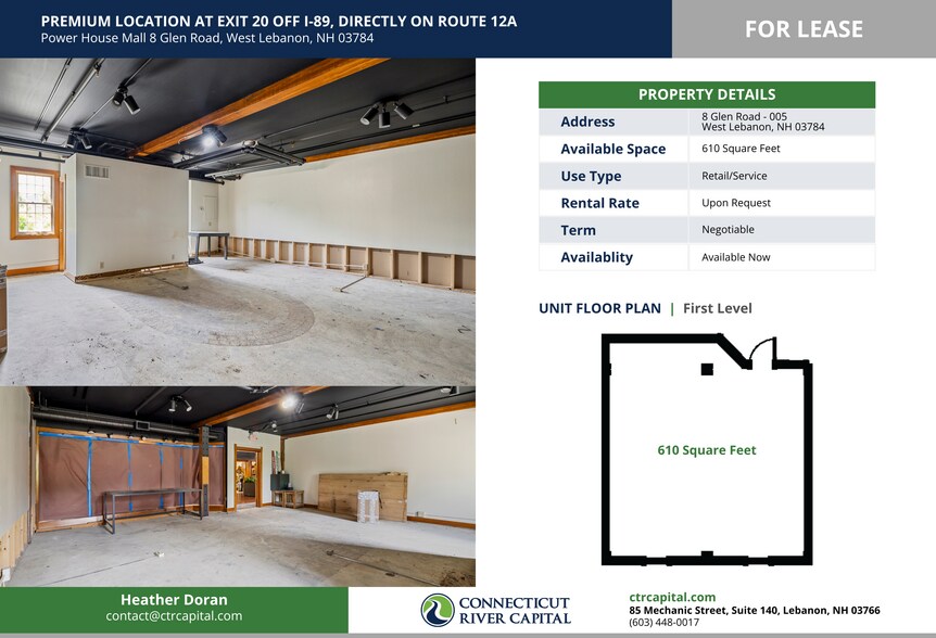 More Photos Of 8 Glen Rd, West Lebanon Unknown For Lease