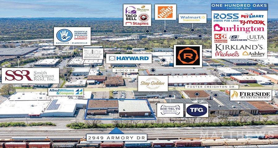 More Photos Of 2949 Armory Dr, Nashville Distribution For Lease