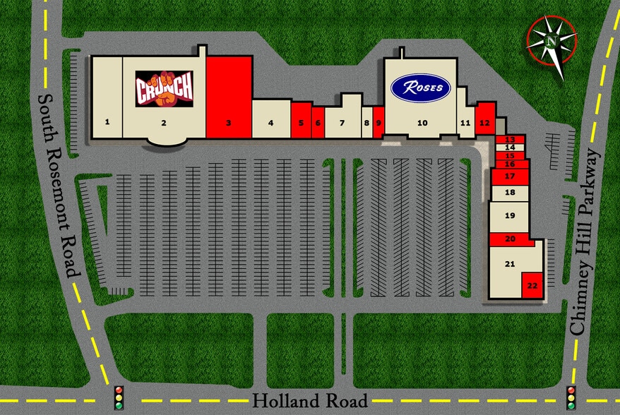 More Photos Of 801-929 Chimney Hill Shopping Ctr, Virginia Beach General Retail For Lease