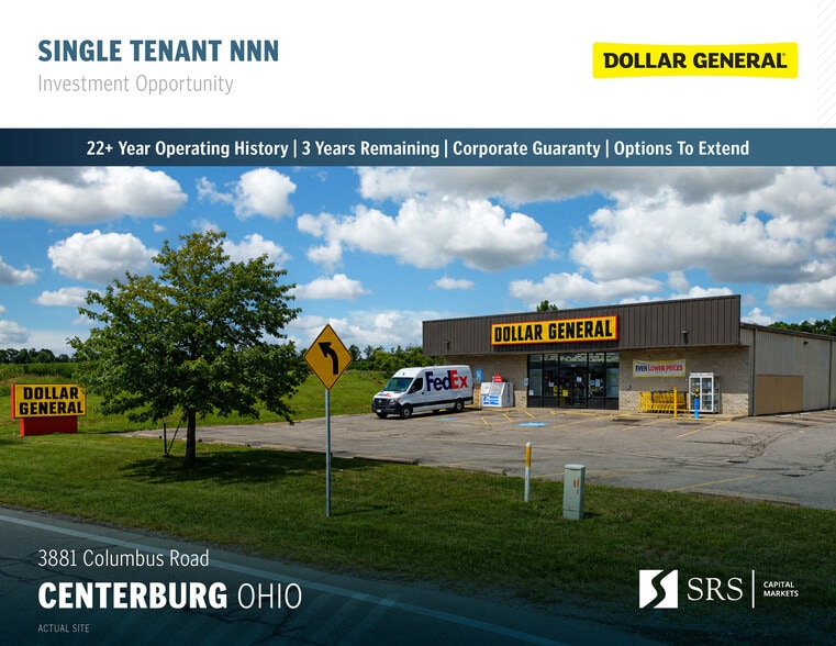 Primary Photo Of 3881 Columbus Rd, Centerburg Freestanding For Sale