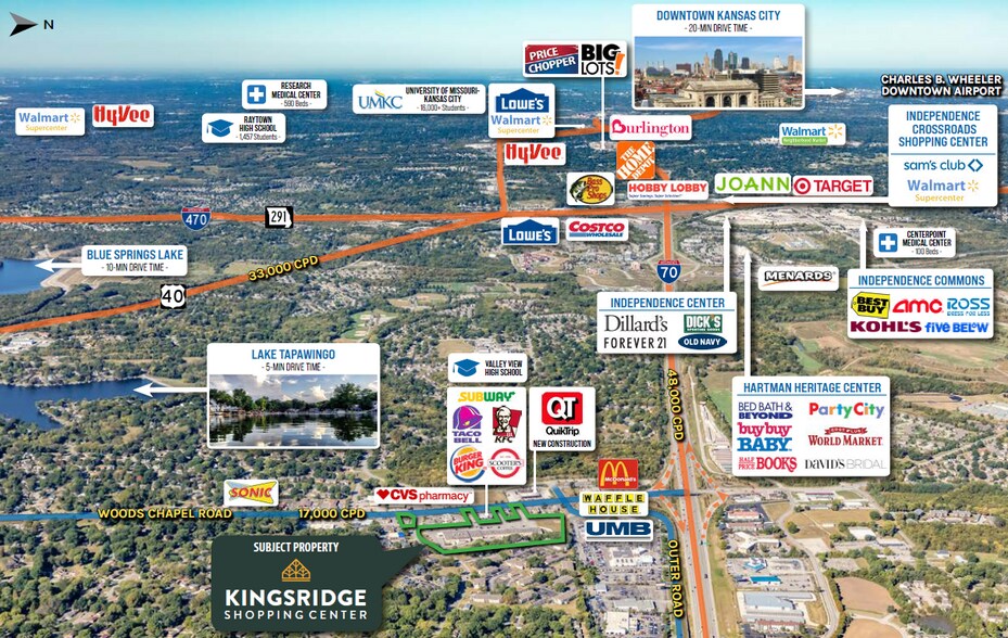 More Photos Of 1102-1236 NW Woods Chapel Rd, Blue Springs General Retail For Lease