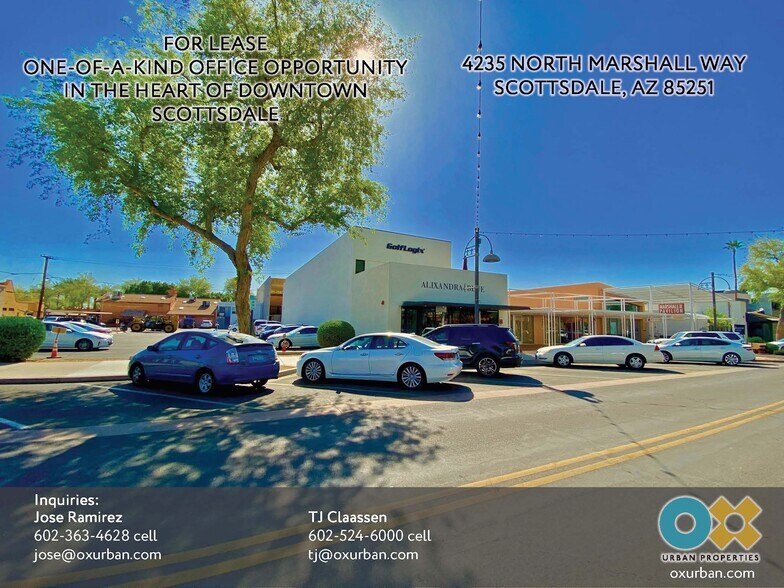More Photos Of 4235 N Marshall Way, Scottsdale Storefront Retail Office For Lease