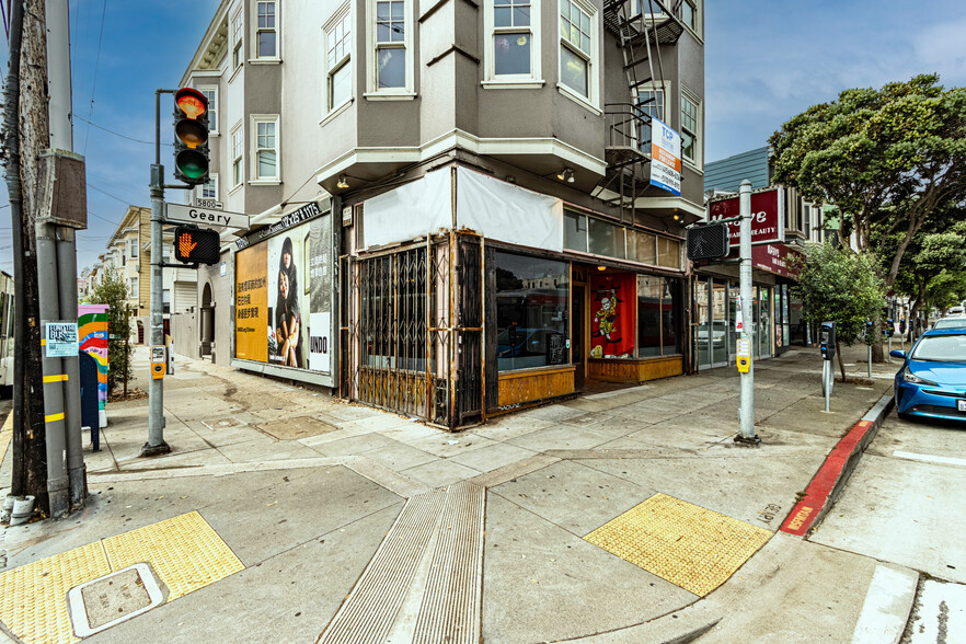 Primary Photo Of 5801 Geary Blvd, San Francisco Storefront Retail Residential For Lease