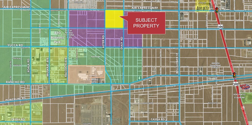 Primary Photo Of Air Expressway Blvd @ Daisy, Adelanto Land For Sale