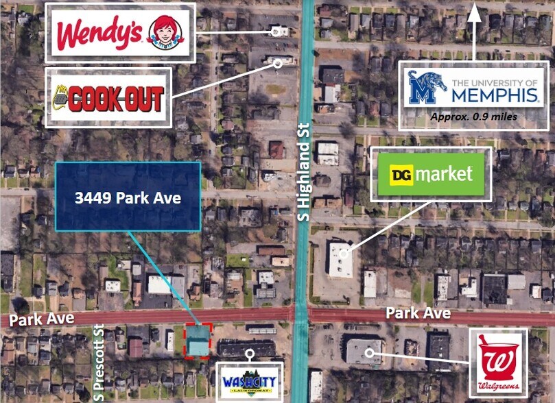 More Photos Of 3449 Park Ave, Memphis Unknown For Lease