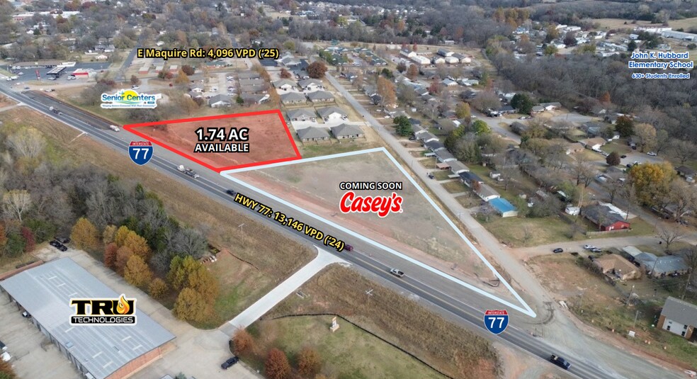 More Photos Of HWY 77 & S. 8th St, Noble Land For Sale