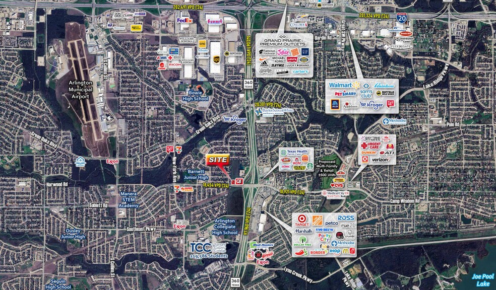 More Photos Of NWQ TX-360 & SUBLETT Rd, Arlington Land For Sale