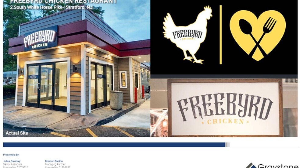 Primary Photo Of 2 S White Horse Pike, Stratford Fast Food For Sale