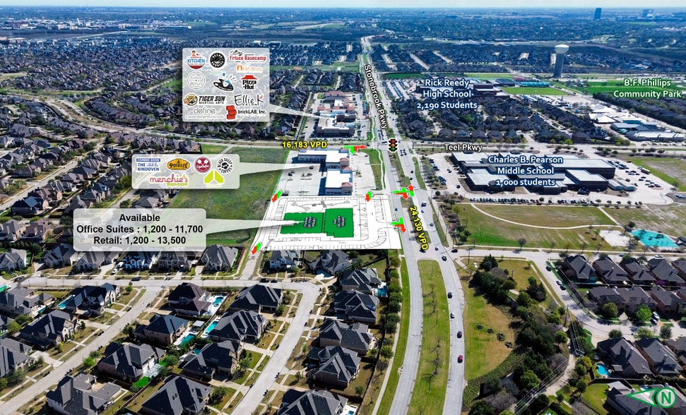 More Photos Of 2484 Stonebrook Pky, Frisco General Retail For Lease