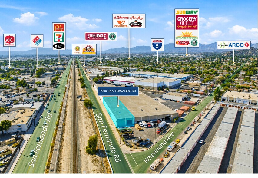 More Photos Of 7900-7990 San Fernando Rd, Sun Valley Warehouse For Lease