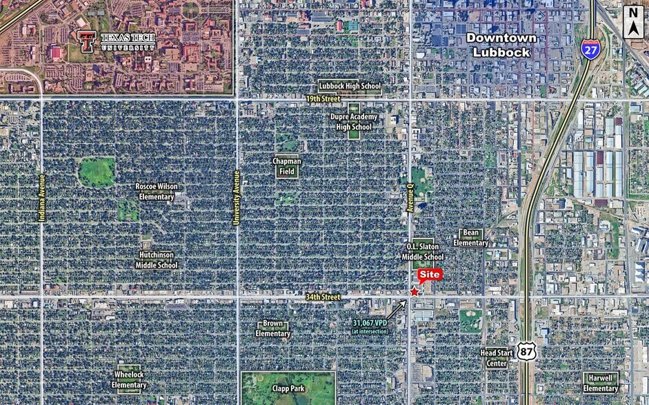 Primary Photo Of 3311 Avenue Q, Lubbock Land For Sale