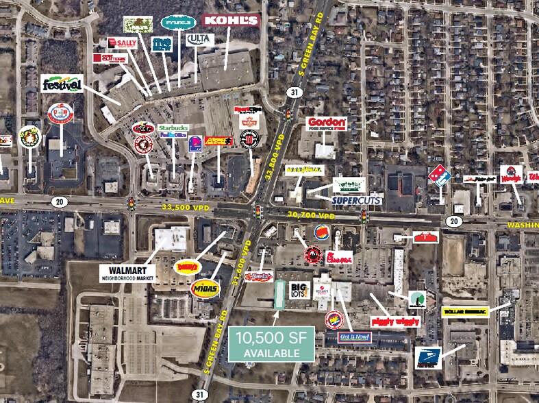 Primary Photo Of 5415 Washington Ave, Racine Freestanding For Lease