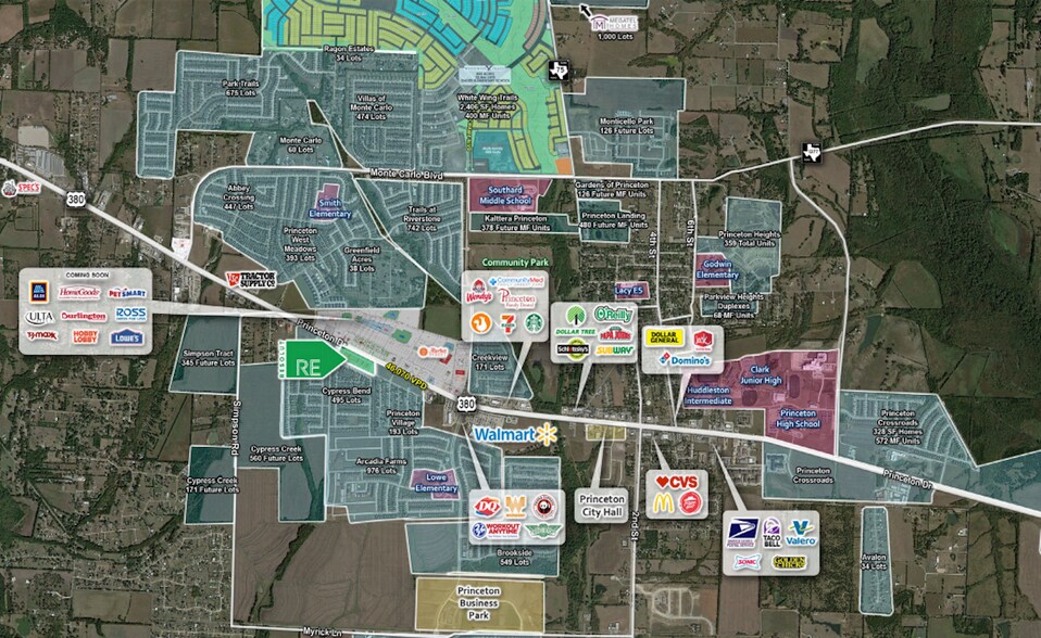 More Photos Of SEC OF US-380 & CYPRESS PKWY, Princeton General Retail For Lease