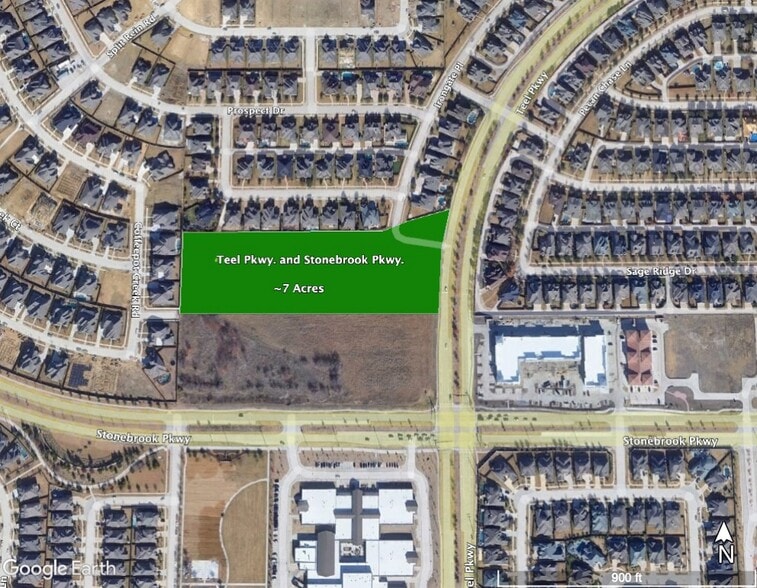 More Photos Of Teel Pky @ Stonebrook Pky, Frisco Land For Sale