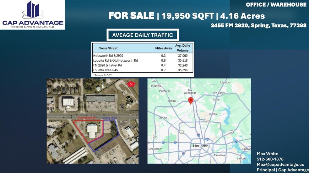 More Photos Of 2455 FM-2920, Spring Flex For Sale