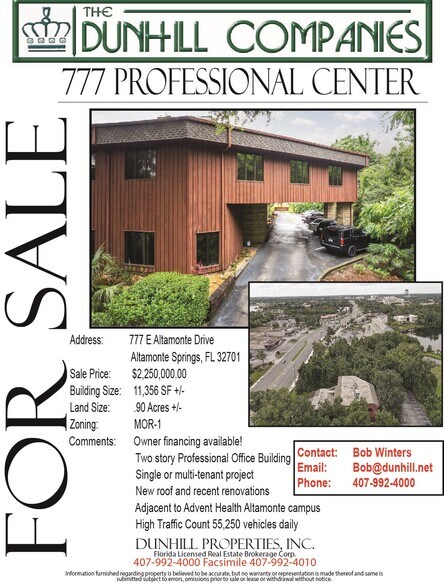 More Photos Of 777 E Altamonte Dr, Altamonte Springs Office For Sale