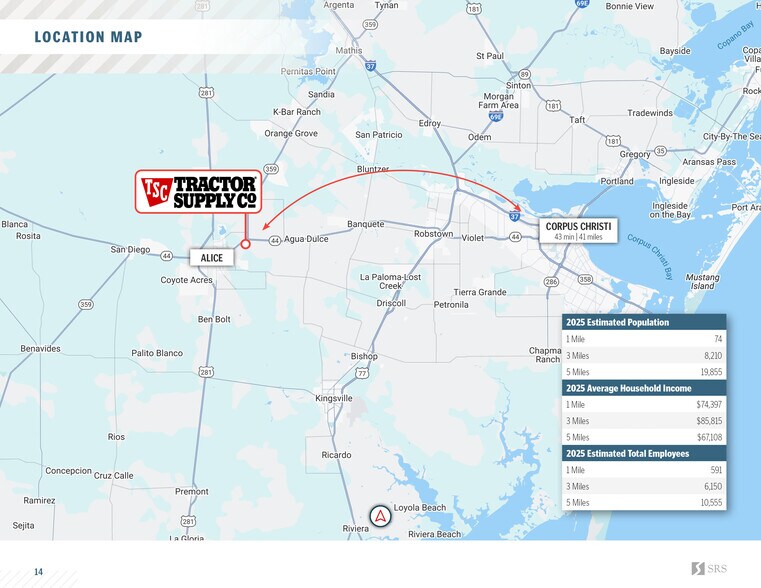 More Photos Of 3736 E Highway 44, Alice General Retail For Sale