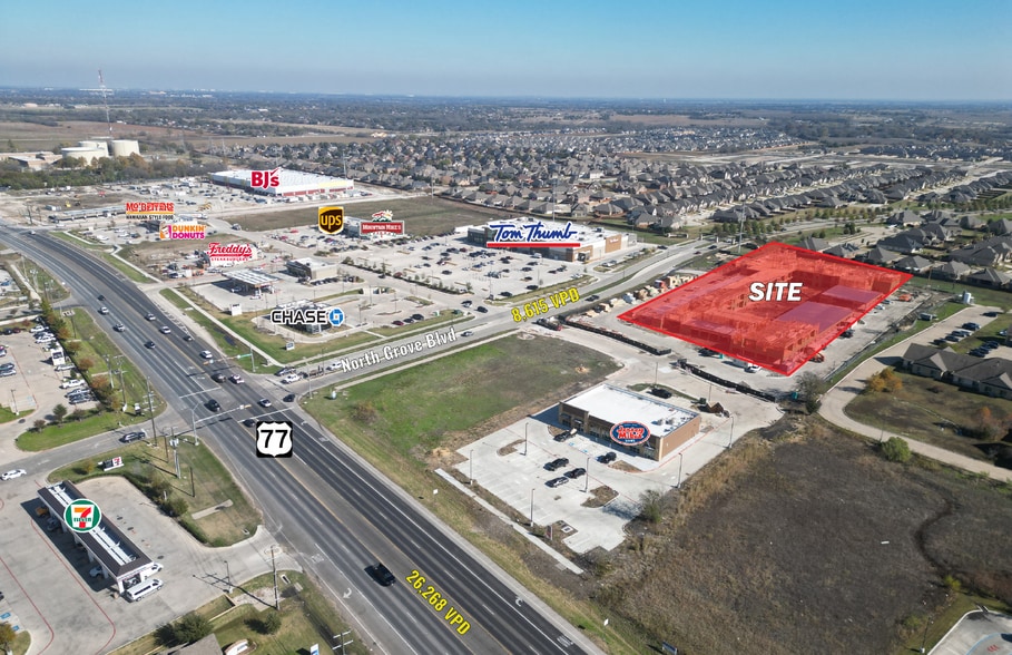 More Photos Of SEQ North Grove Blvd & US-77, Waxahachie General Retail For Lease