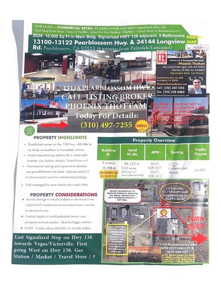 More Photos Of 13118 Pearblossom Hwy, Pearblossom Service Station For Sale