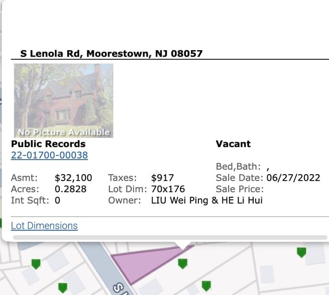 More Photos Of , Moorestown Unknown For Sale
