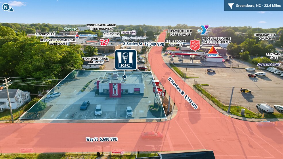 More Photos Of 209 W Harrison St, Reidsville Fast Food For Sale