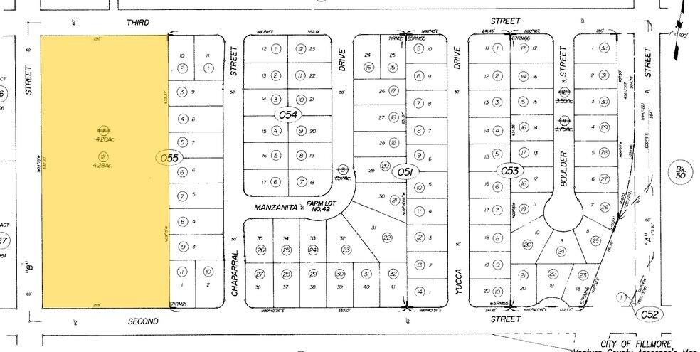 More Photos Of 860 3rd St, Fillmore Land For Sale