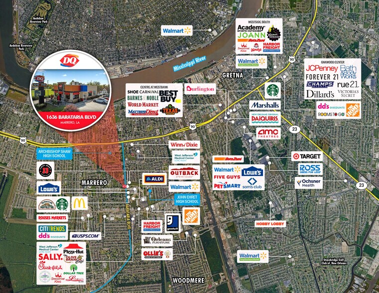 More Photos Of 1636 Barataria Blvd, Marrero Fast Food For Sale