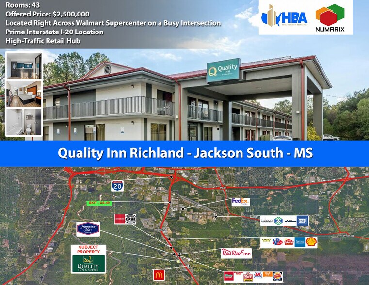 Primary Photo Of 1035 Highway 49 S, Richland Hotel For Sale