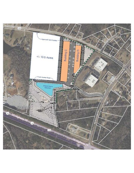 More Photos Of 1115-1155 Aiken Road, Bogart Service For Lease