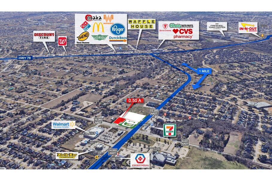 More Photos Of 1340 Blackburn Rd, Sachse Land For Lease