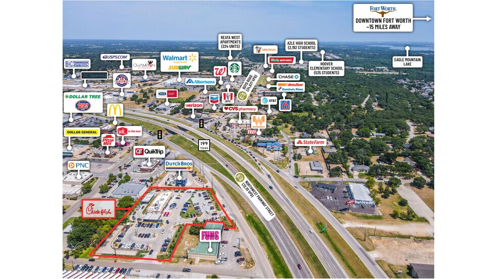 More Photos Of 417 Pkwy, Azle Fast Food For Sale