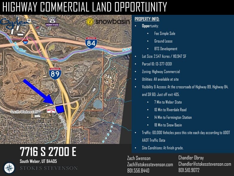 More Photos Of 7716 2700 East, South Weber Land For Sale