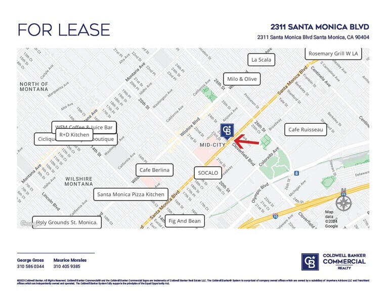 More Photos Of 2307-2315 Santa Monica Blvd, Santa Monica Storefront For Lease
