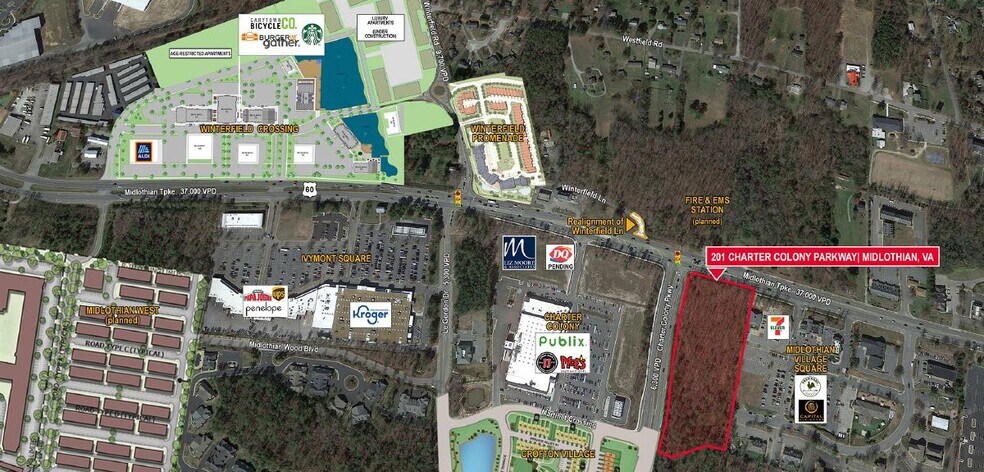 More Photos Of 201 Charter Colony Pky, Midlothian Land For Sale