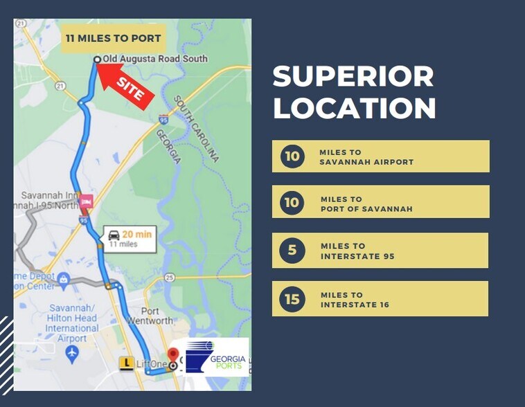 More Photos Of 2800 Old Augusta Rd, Rincon Land For Lease