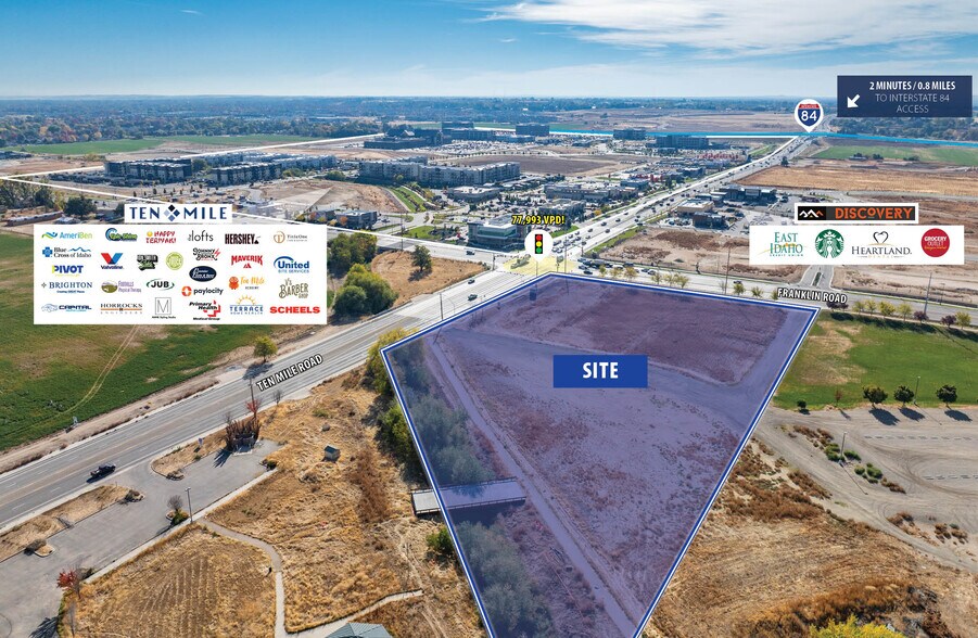 More Photos Of NWC Ten Mile, Meridian Land For Lease