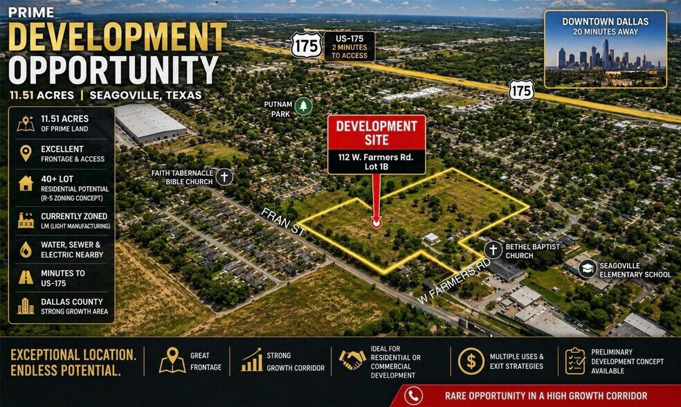 Primary Photo Of 112 W Farmers Rd, Seagoville Land For Sale