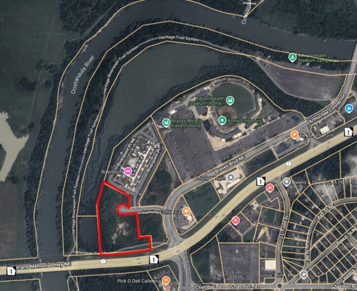 More Photos Of Braves Boulevard @ Georgia Highway 1, Rome Land For Sale