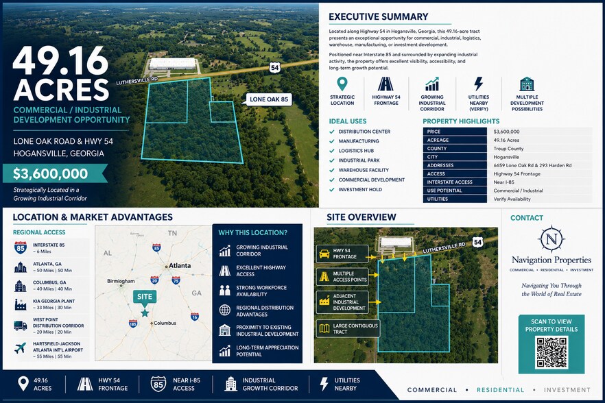 Primary Photo Of 6659 Lone Oak Rd, Lone Oak Land For Sale