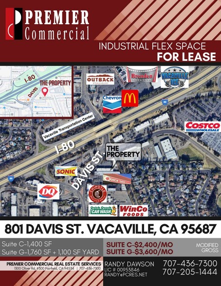 More Photos Of 801 Davis St, Vacaville Warehouse For Lease