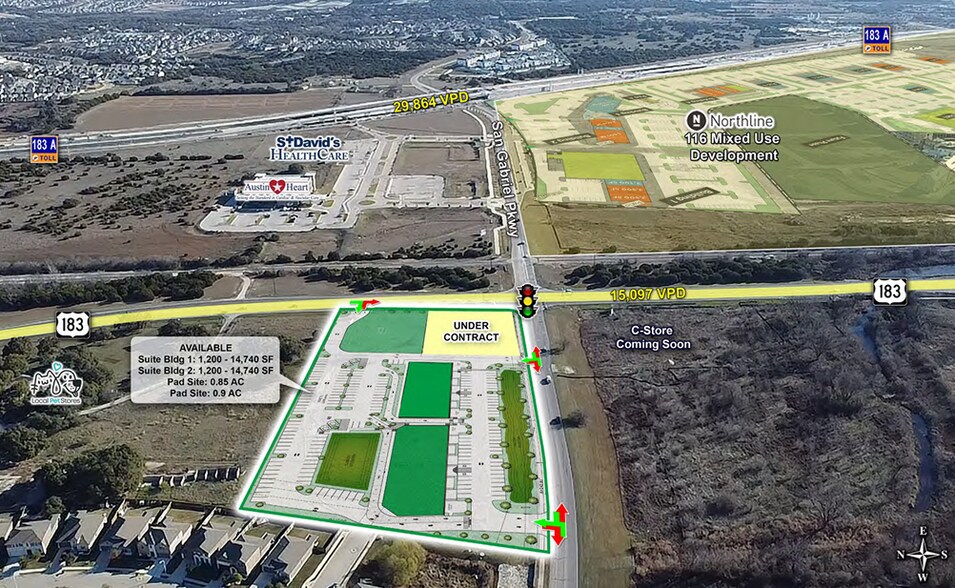 More Photos Of San Gabriel Pkwy & US-183, Leander Land For Sale