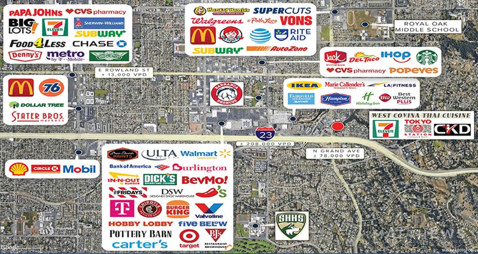 More Photos Of 100-150 N Grand Ave, West Covina Unknown For Lease