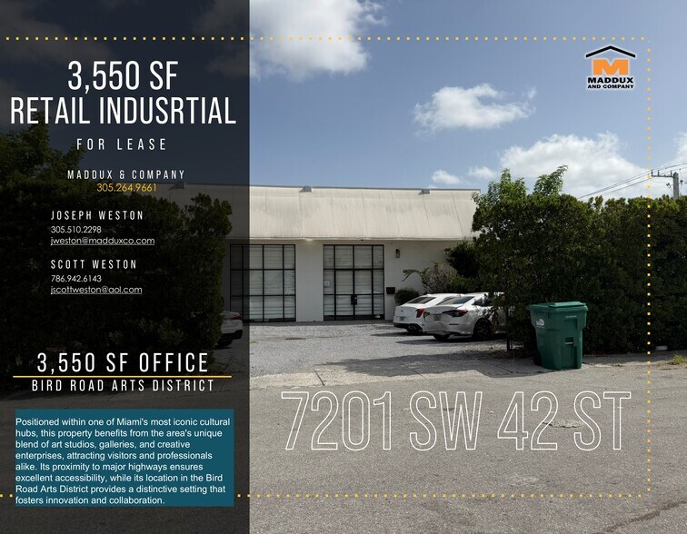 Primary Photo Of 7201 SW 42nd St, Miami Warehouse For Lease