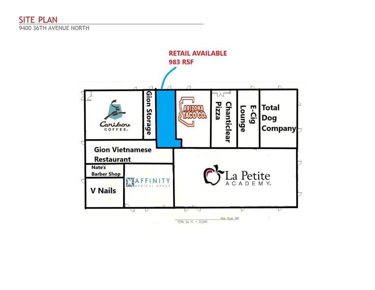 More Photos Of 9410-9448 N 36th Ave, New Hope General Retail For Lease