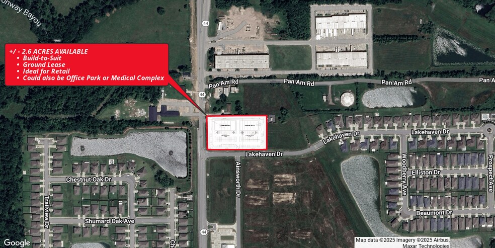More Photos Of 100 Lakehaven Dr, Gonzales General Retail For Lease