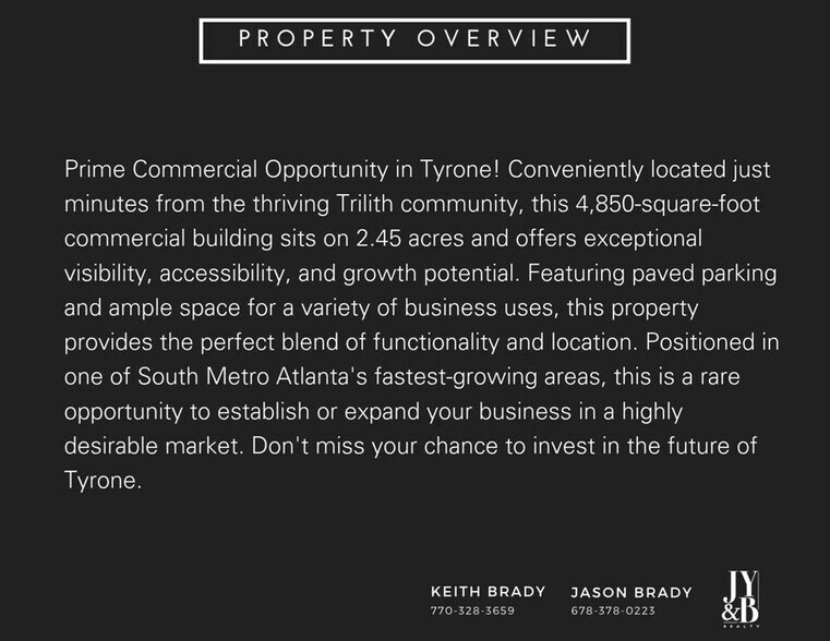Primary Photo Of 120 Millbrook Village Dr, Tyrone Office For Sale