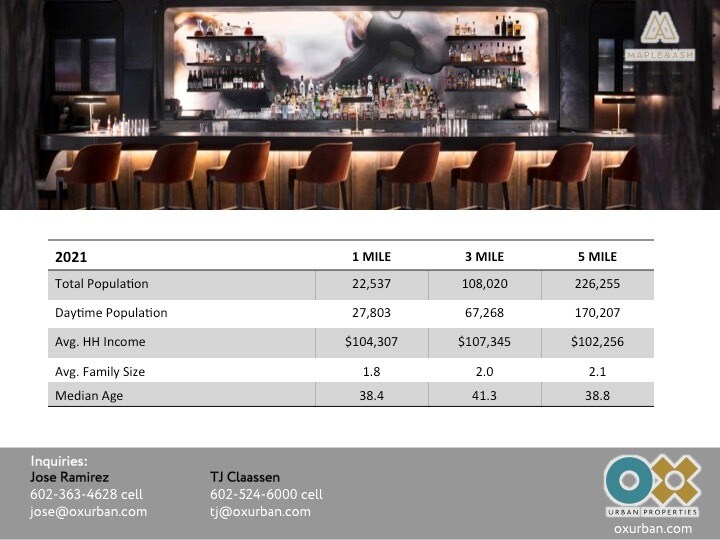 More Photos Of 4164 N Marshall Way, Scottsdale Restaurant For Lease