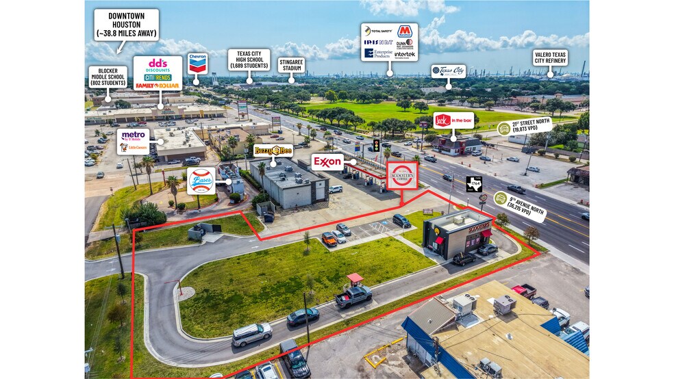 More Photos Of 2116 9th N ave, Texas City Fast Food For Sale