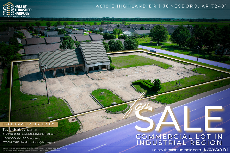 Primary Photo Of 4818 E Highland Dr, Jonesboro Bank For Sale