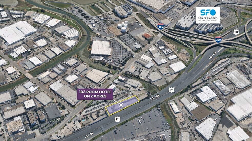 Primary Photo Of 326 S Airport Blvd, South San Francisco Hotel For Sale